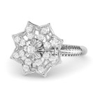 The Sheryll Diamond Silver Ladies Ring The Sheryll Diamond Silver Ladies Ring